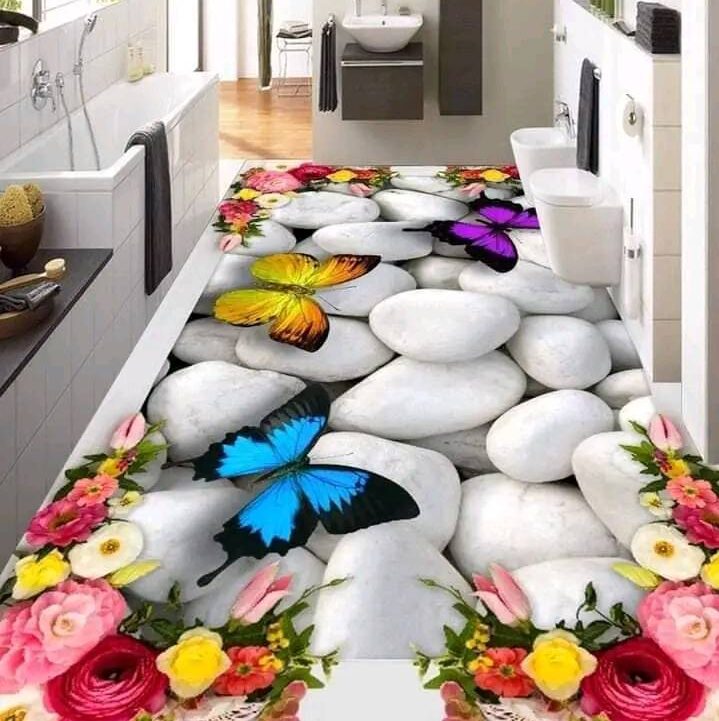 3d Epoxy bathroom design for Nairobi