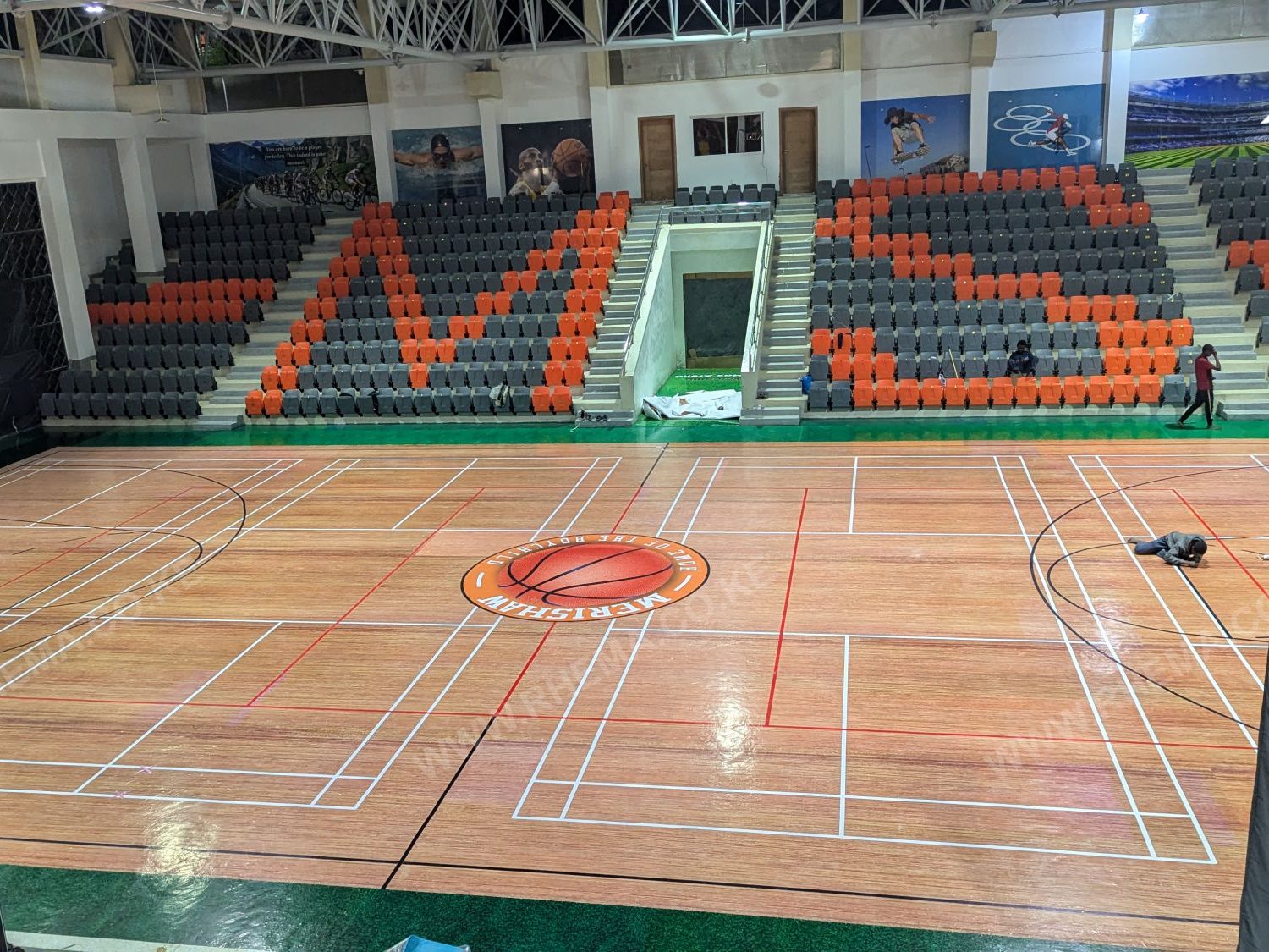 Sports arena epoxy floor Kenya