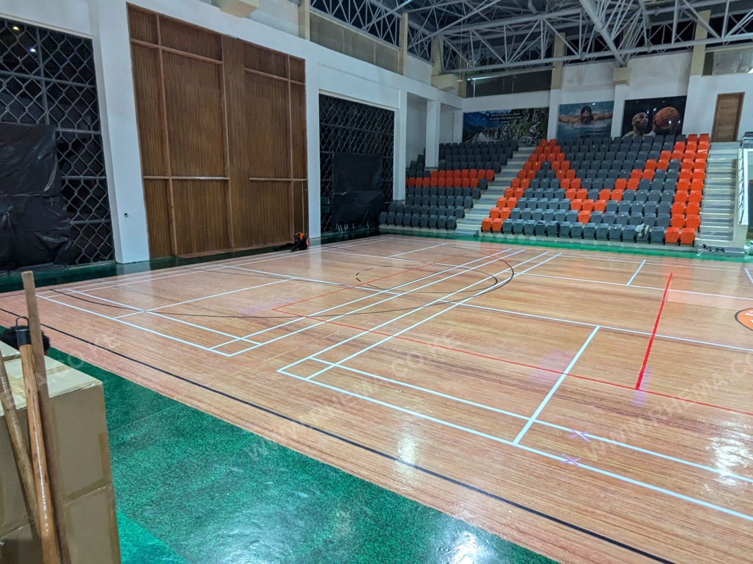 Sports arena epoxy floor Kenya