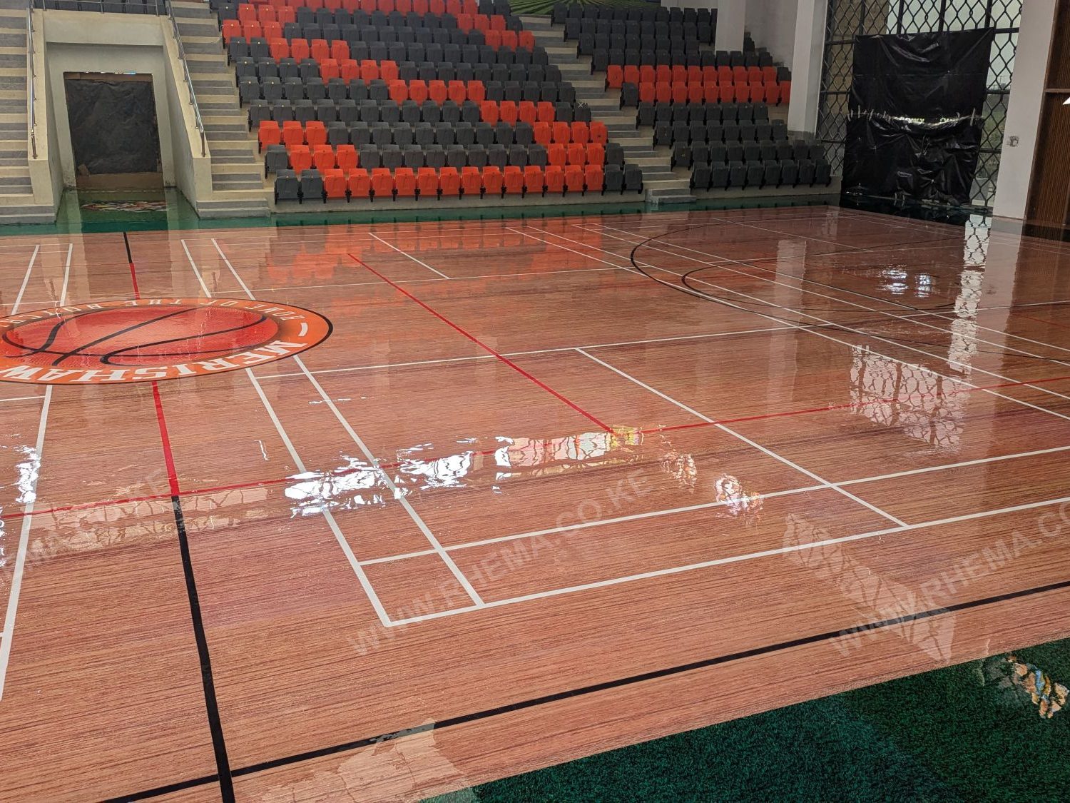 Sports arena epoxy floor Kenya